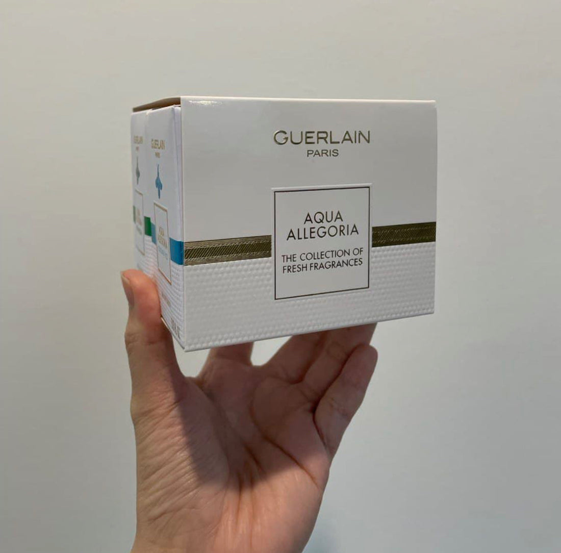GUERLAIN PARIS AQUA
ALLEGORIA THE COLLECTION OF FRESH FRAGRANCES (4x7.5ML) SET