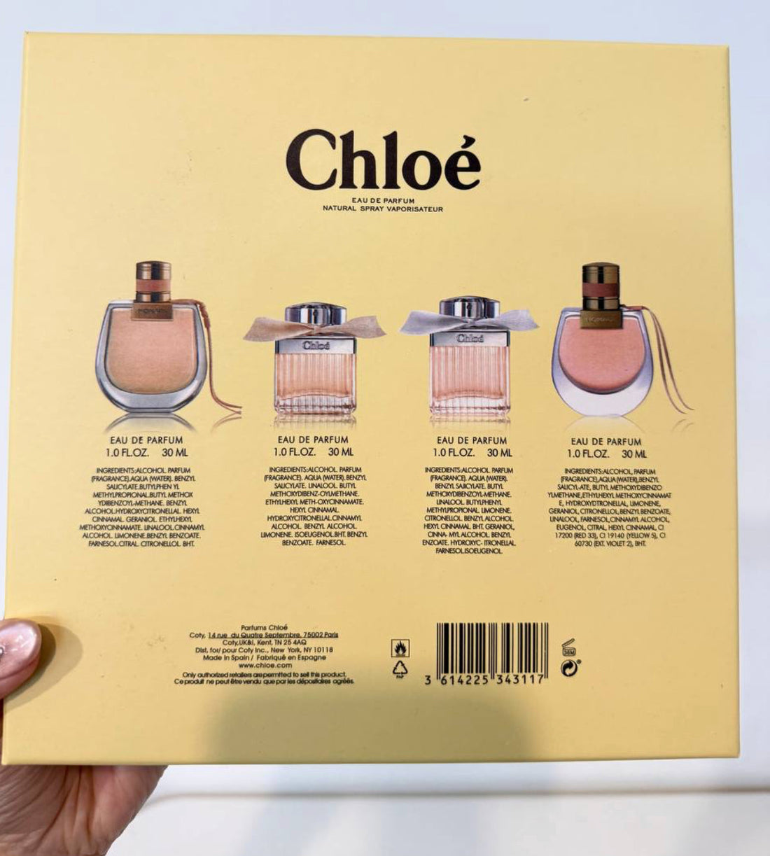 Chloé Eau de Parfum Mini Set (4 x 30ml) – 100% Authentic | Women